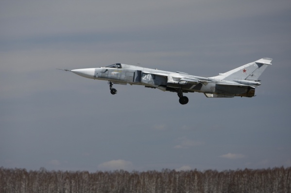 Бомбардировщик Су-24, с которого был выпущен снаряд, относится к военной части 86789 «Шагол»<br> Бомбардировщик Су-24, с которого был выпущен снаряд, относится к военной части 86789 «Шагол»<br>