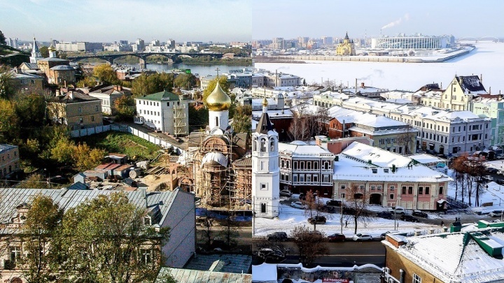 Путешествуем во времени. Найди отличия между старыми и свежими фотографиями Нижнего Новгорода