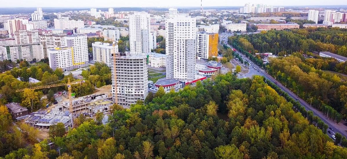Несмотря на индустриальную славу микрорайона, жители «Северного Сияния» будут жить в максимально зеленой зоне Несмотря на индустриальную славу микрорайона, жители «Северного Сияния» будут жить в максимально зеленой зоне