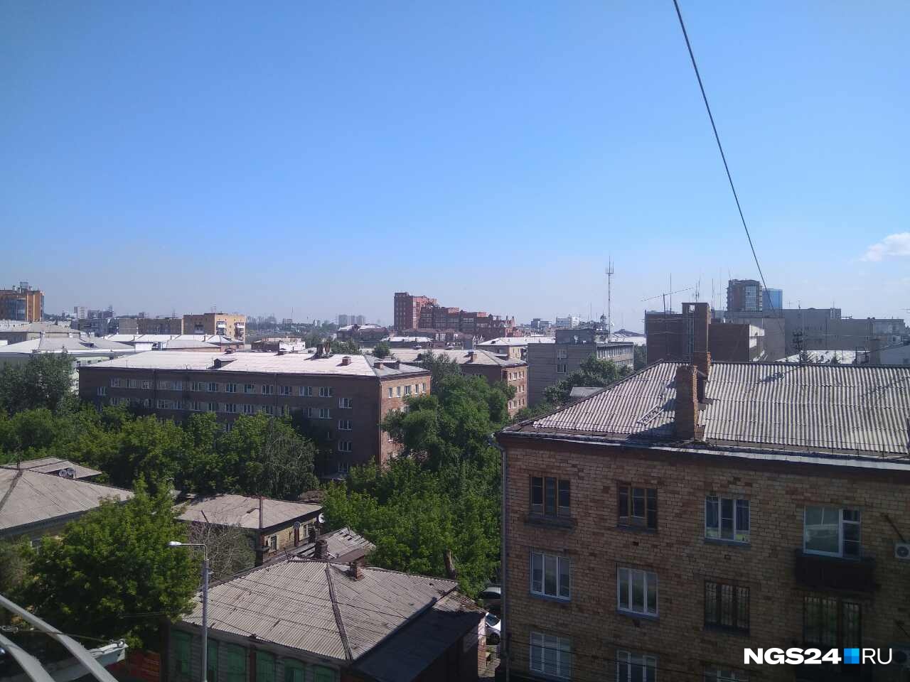 Резкое загрязнение воздуха Красноярска в жару заметили активисты