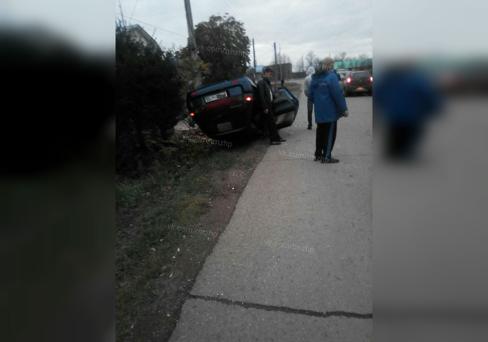 Трюк с переворотом: в Башкирии пьяный водитель протаранил иномарку