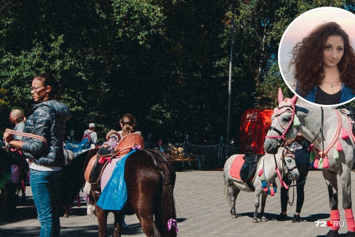 Мария Токмакова рассказывает о проблемах самовольного катания детей на лошадях и пони в центре города 