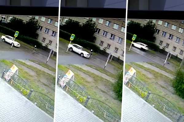 Ребёнка сбила машина на улице Тургенева в Карасуке Ребёнка сбила машина на улице Тургенева в Карасуке