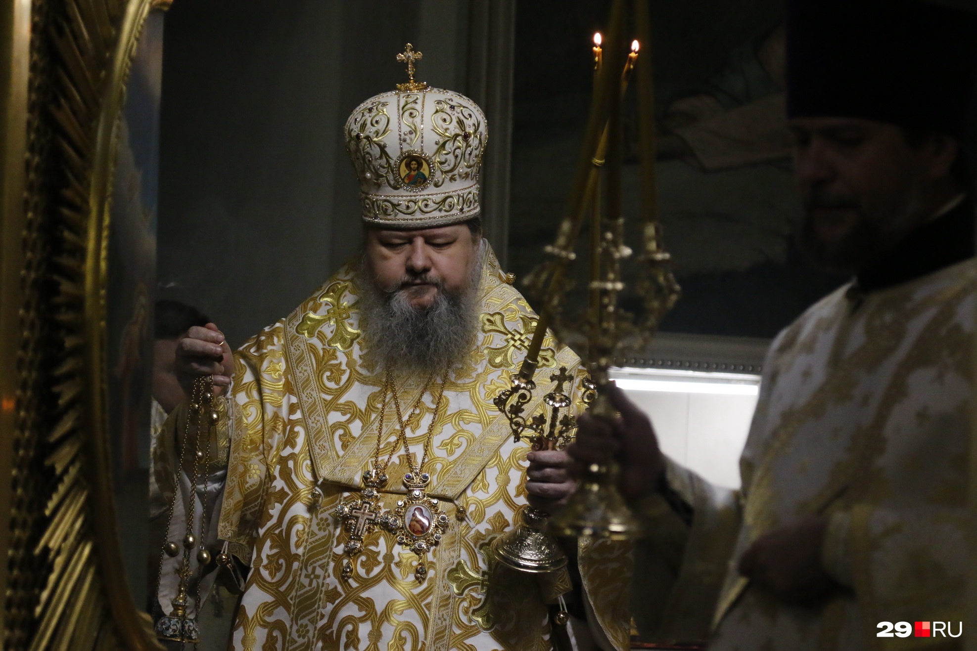 Накануне Рождества митрополит Корнилий получил поздравления от патриарха Кирилла