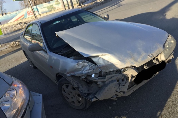 Honda Integra после ДТП Honda Integra после ДТП 