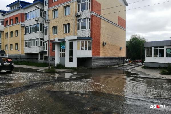 Так выглядит Поморская после дождя Так выглядит Поморская после дождя