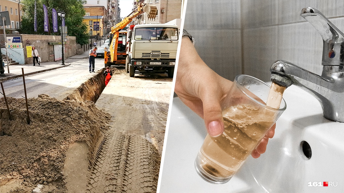 Человек пьет грязную воду фото