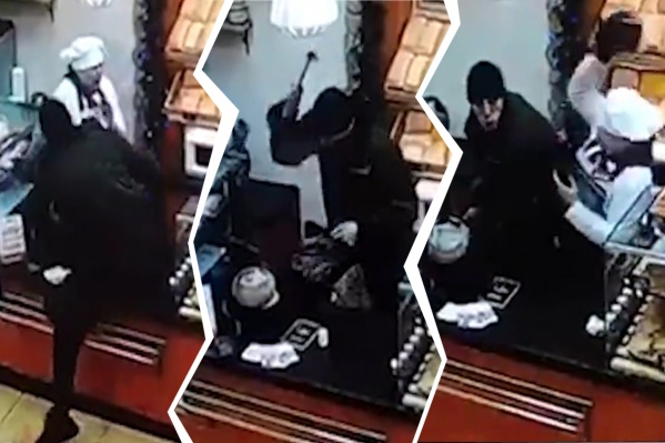 К счастью, мужчина не додумался пустить в дело молоток, и продавец не пострадала К счастью, мужчина не додумался пустить в дело молоток, и продавец не пострадала