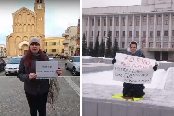 После омской общественницы Алеси Григорьевой (на фото справа) за «Детство без пыток» стали выступать и жительницы других городов После омской общественницы Алеси Григорьевой (на фото справа) за «Детство без пыток» стали выступать и жительницы других городов