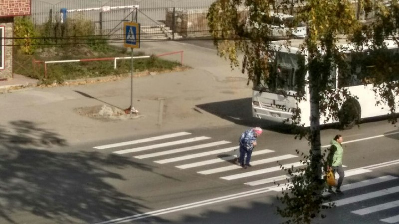 После ДТП на этом месте появилась свежая разметка После ДТП на этом месте появилась свежая разметка