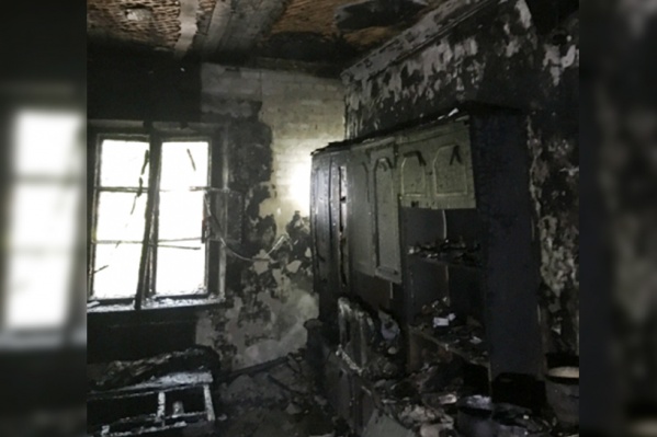 Квартира выгорела Квартира выгорела