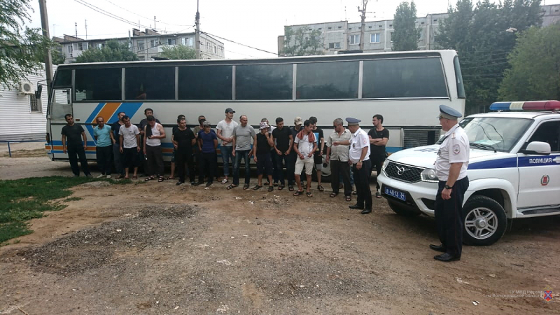 Под Волгоградом задержали автобус из Адыгеи с мигрантами-нелегалами