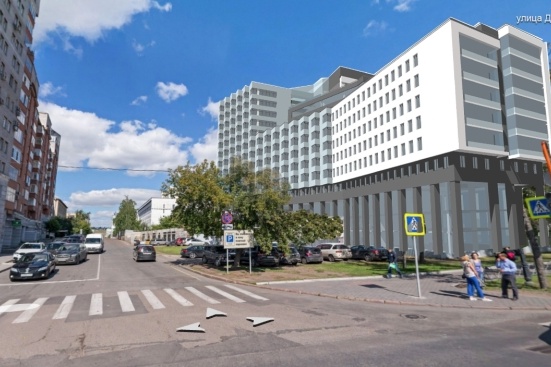 Новую гостиницу на Театральной площади хотят достроить в 2018 году Новую гостиницу на Театральной площади хотят достроить в 2018 году