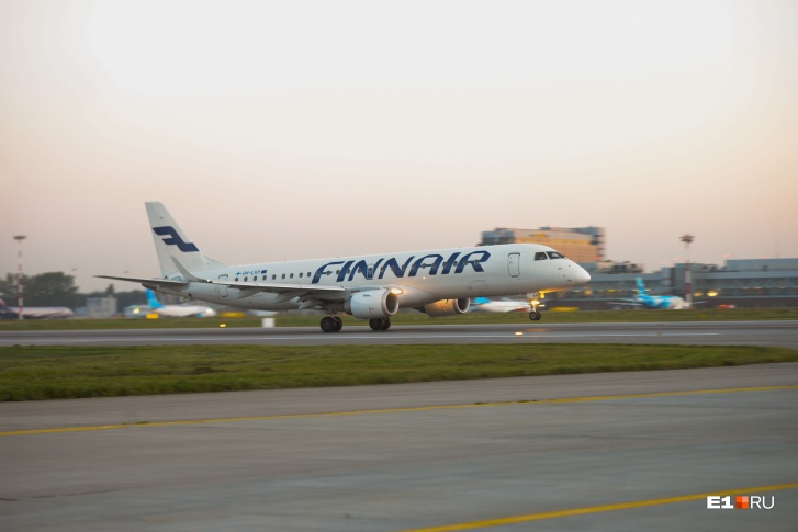 «Финские авиалинии» прекратят авиасообщение с Екатеринбургом с 10 октября 2019 года
