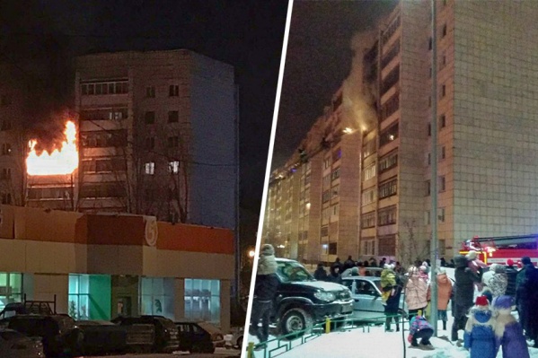 В новогоднюю ночь, когда произошел пожар, сотрудники МЧС эвакуировали на улицу 37 человек. Всем им пришлось отмечать праздник на улице В новогоднюю ночь, когда произошел пожар, сотрудники МЧС эвакуировали на улицу 37 человек. Всем им пришлось отмечать праздник на улице