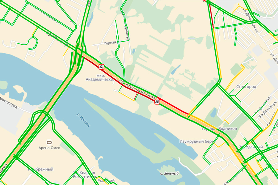 Пробки в архангельске онлайн сейчас карта