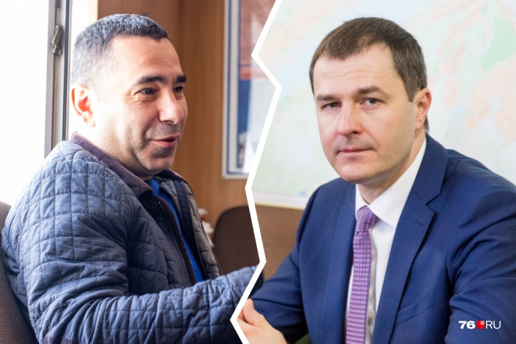 Ильхам Худиев (слева) работал директором «Яргорэлектротранса» с 2016 года