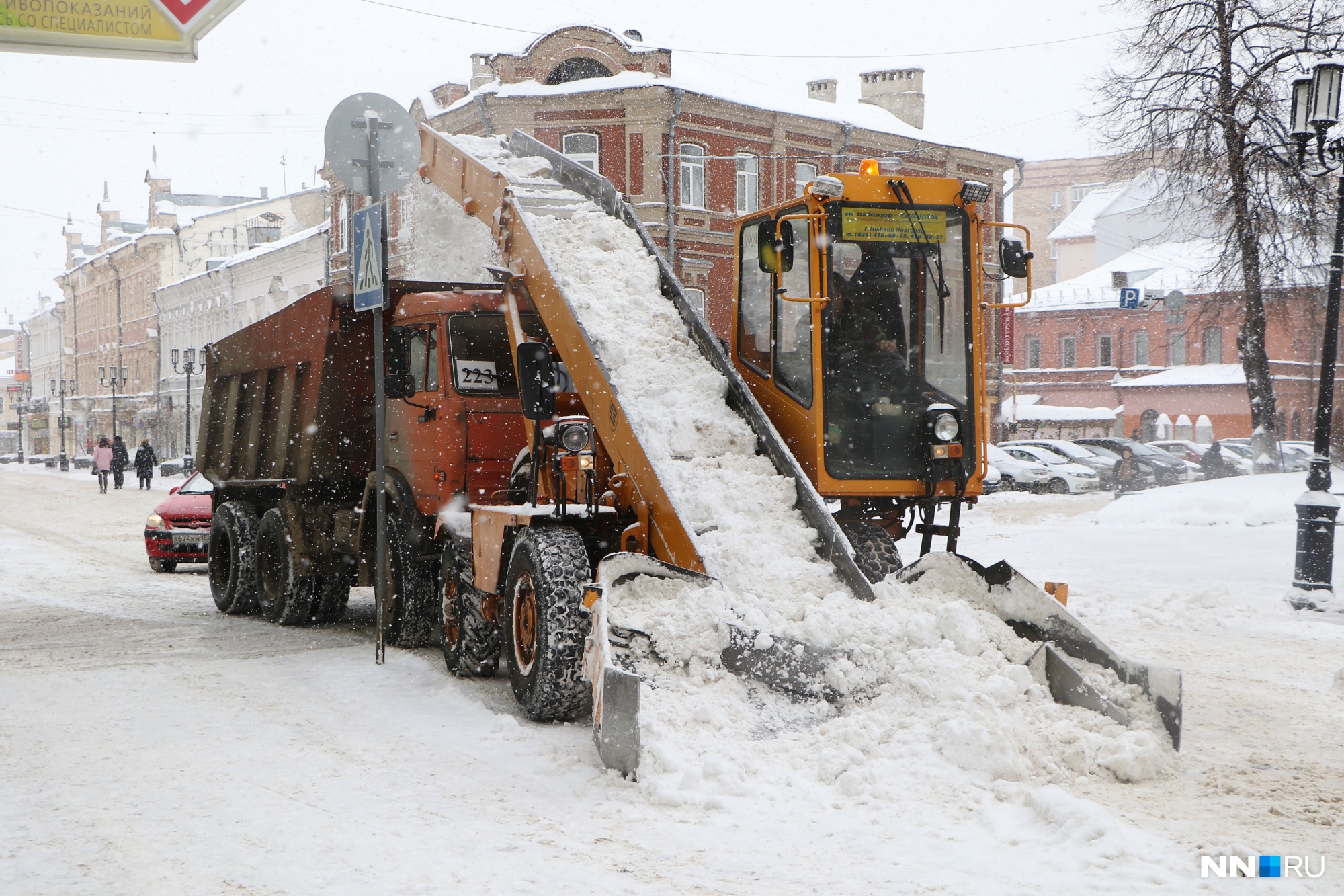Публикуем список нижегородских улиц, которые ночью будут чистить от снега