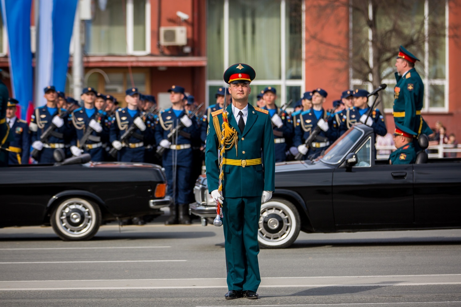 На репетиции парада 6 мая. Фото Александра Ощепкова На репетиции парада 6 мая. Фото Александра Ощепкова