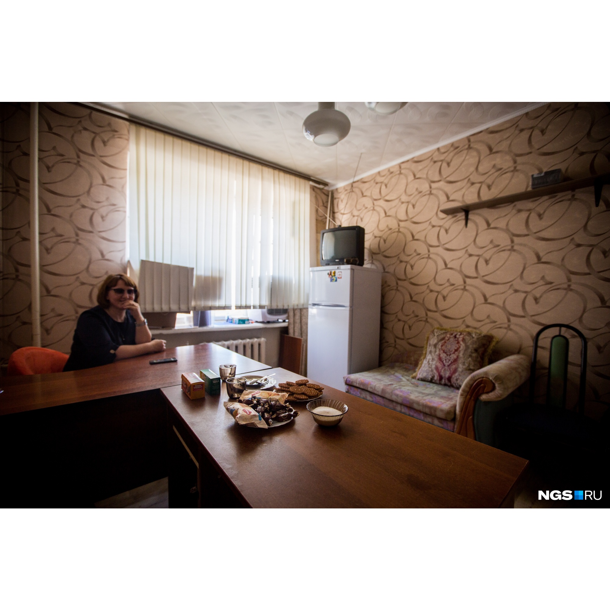Мария Ефимова показала корреспондентам НГС новое помещение, в которое они переехали на днях Мария Ефимова показала корреспондентам НГС новое помещение, в которое они переехали на днях