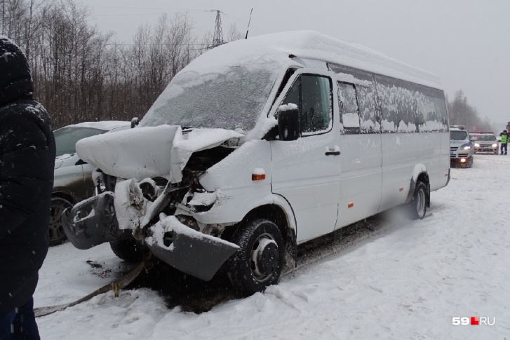 ДТП произошло под Краснокамском на трассе