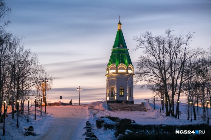 Часовня Параскевы Пятницы — один из главных символов Красноярска