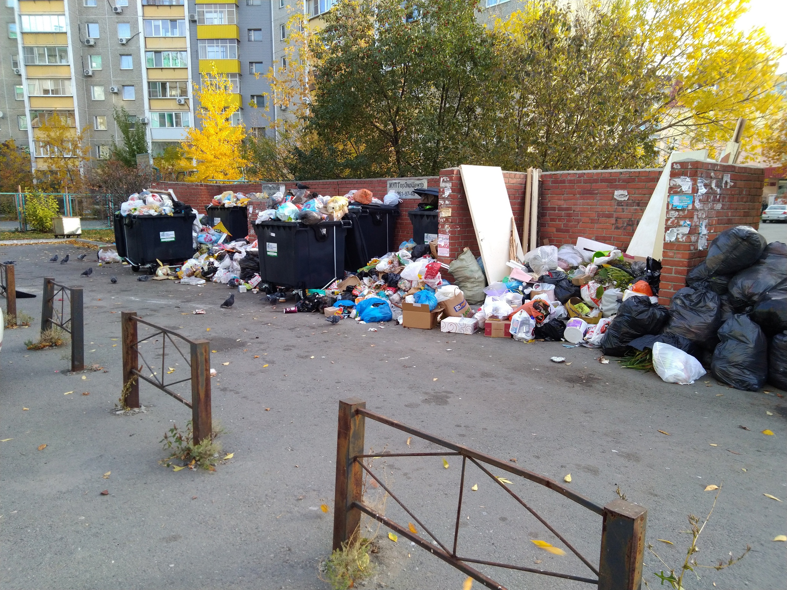 Челябинск утопает в мусоре уже почти месяц Челябинск утопает в мусоре уже почти месяц