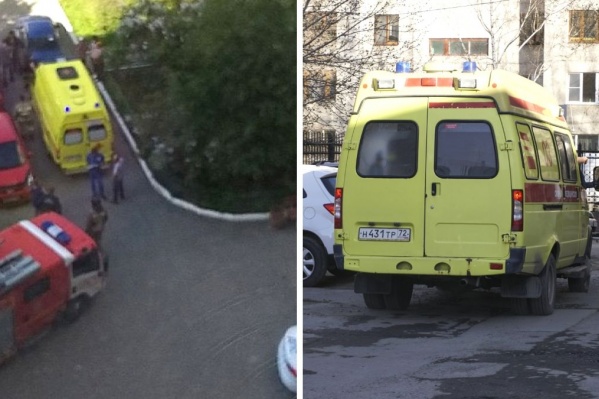 Аварию во дворе дома заметили соседи Аварию во дворе дома заметили соседи 