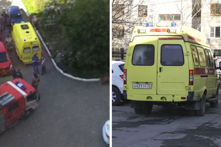 Аварию во дворе дома заметили соседи Аварию во дворе дома заметили соседи
