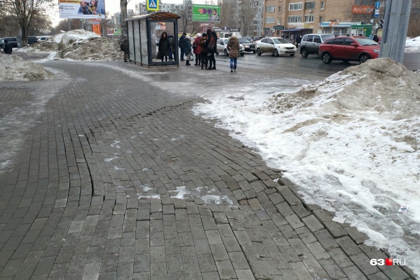 Такую картину сфотографировали в районе «Самолёта» Такую картину сфотографировали в районе «Самолёта»