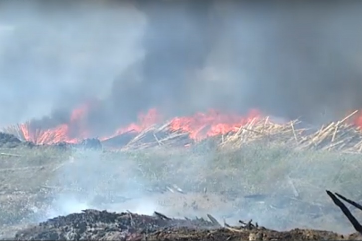 Очередной пожар на лесопилке в Канске 
