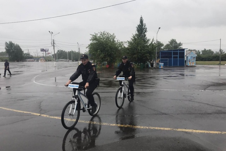 Первый в России велопатруль создан в Красноярске Первый в России велопатруль создан в Красноярске