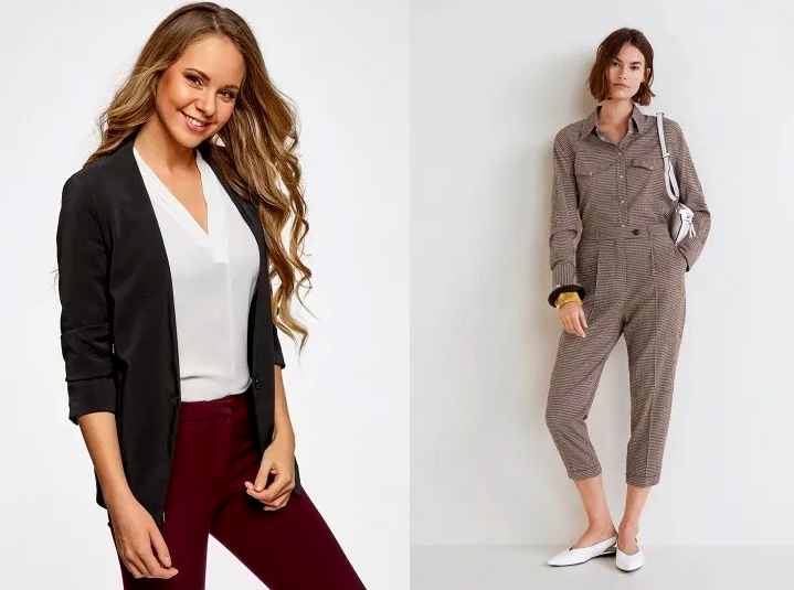 Жакет Oodji 2199 рублей, брюки Mango 2 999 рублей Жакет Oodji 2199 рублей, брюки Mango 2 999 рублей