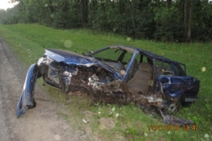 В аварии пострадал 26-летний водитель ВАЗа