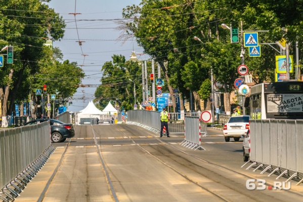 Ограничения транспорта в центре снимут после 15 июля Ограничения транспорта в центре снимут после 15 июля