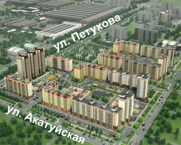 ген. план микрорайона ген. план микрорайона